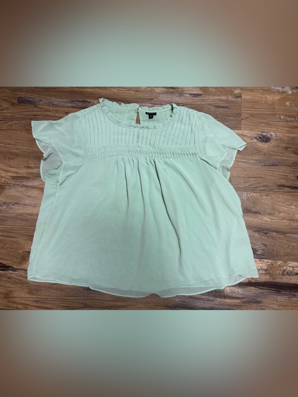 Torrid Mint Green Blouse